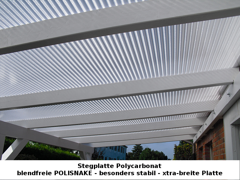 Stegdreifachplatte Sonnenschutz hohe Helligkeitsausbeute