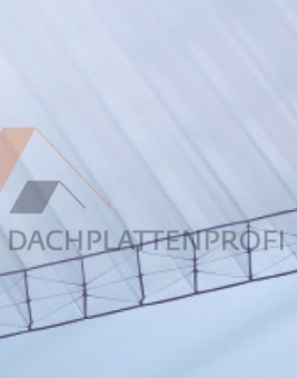 Stegdreifachplatte PC 16 mm Xtra-stark glasklar 