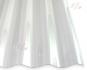 Lichtplatte PVC 1.4 mm Sinusprofil Welle glasklar 