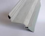 Wandanschlußprofil Aluminium mit integrierter Dichtlippe 